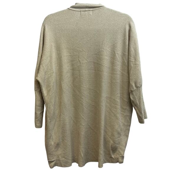 Barefoot Dreams Cream Cozy Chic Ultra Light Open Cardigan Med Style#BDWCU21659 - Picture 2 of 7